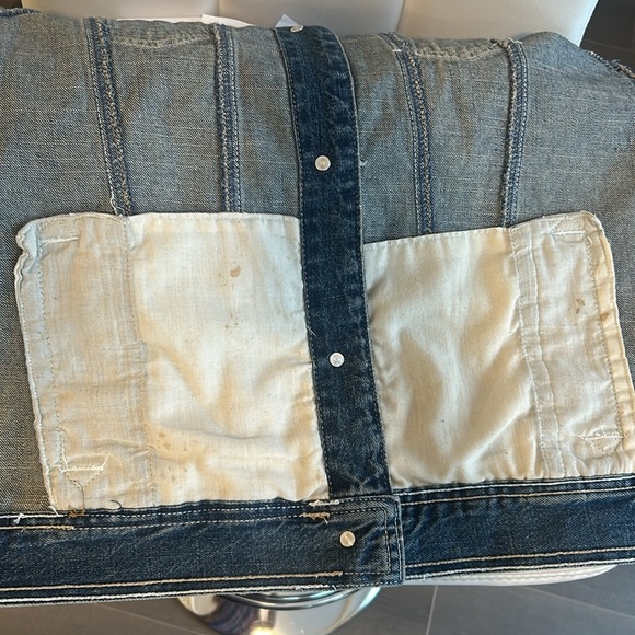 Wrangler Western Denim Embroidered Pockets Jean Denim Jacket Women Size M - Picture 14 of 17